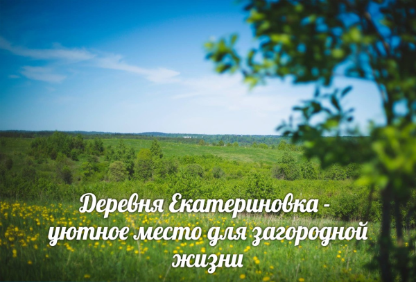 Участки Екатериновка фото