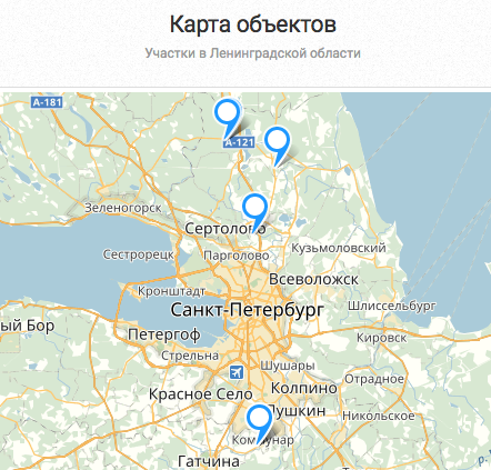ИЖС на карте